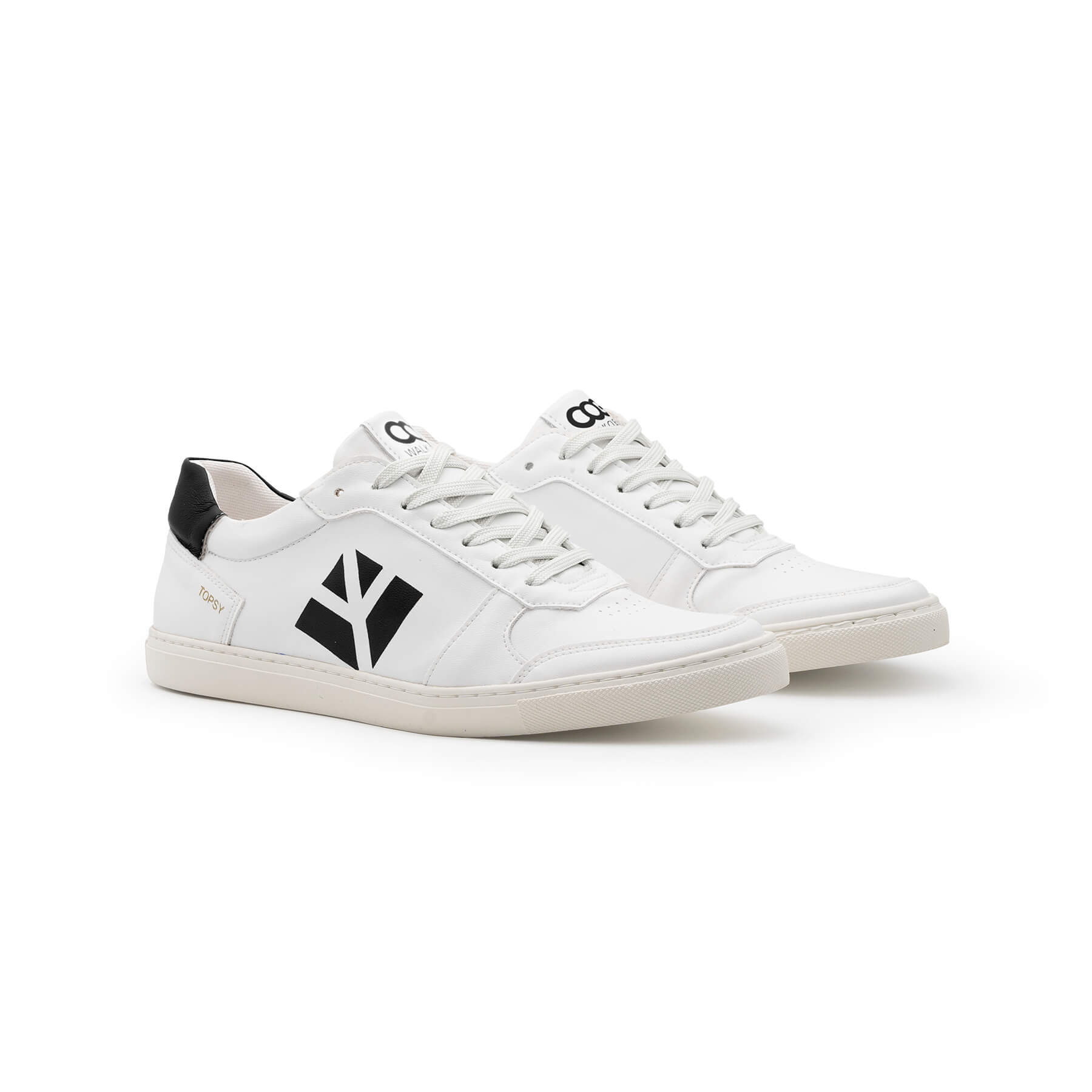 Sneaker vegan végétale Blanc / Noir TOPSY Homme 2
