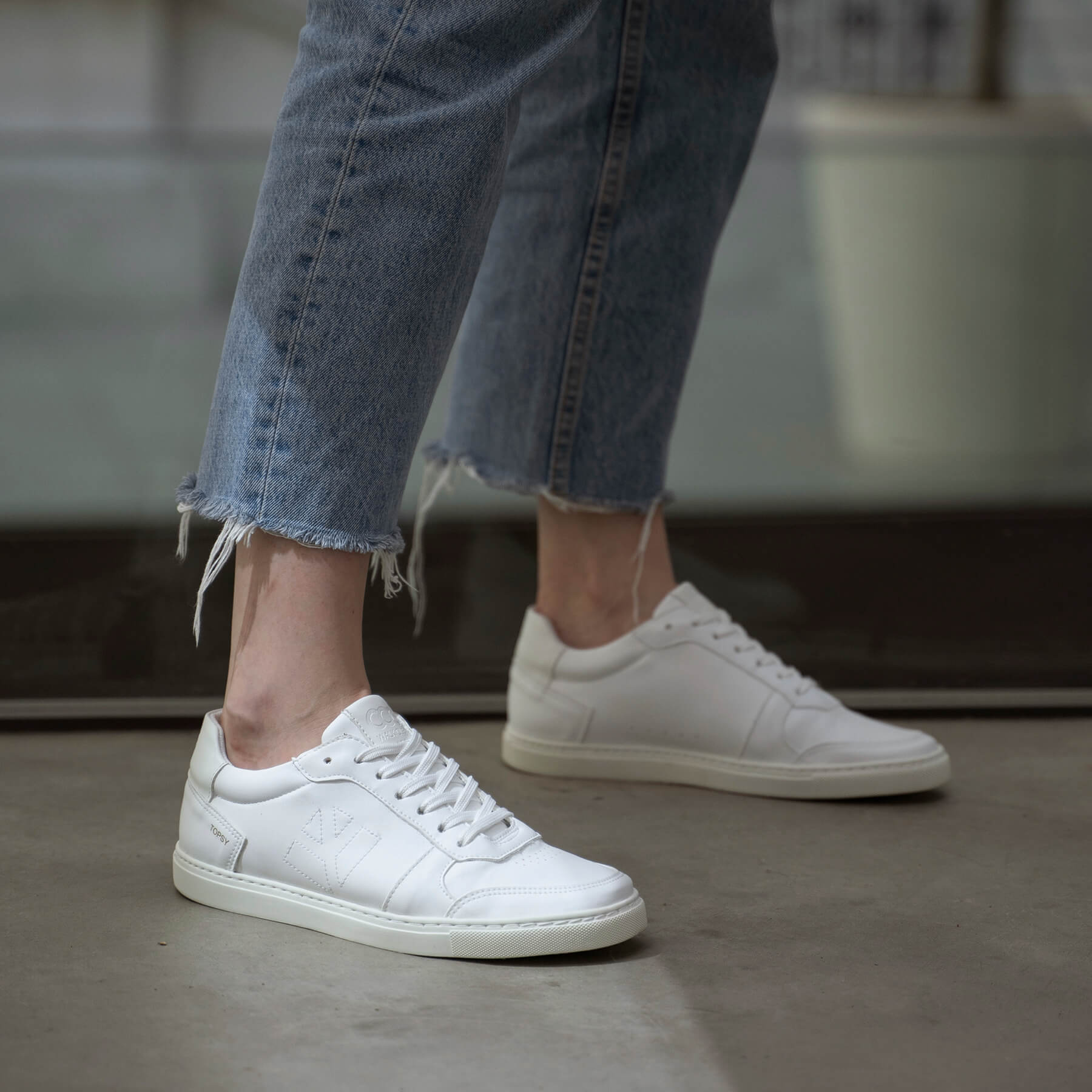 Sneaker vegan blanc TOPSY de COG