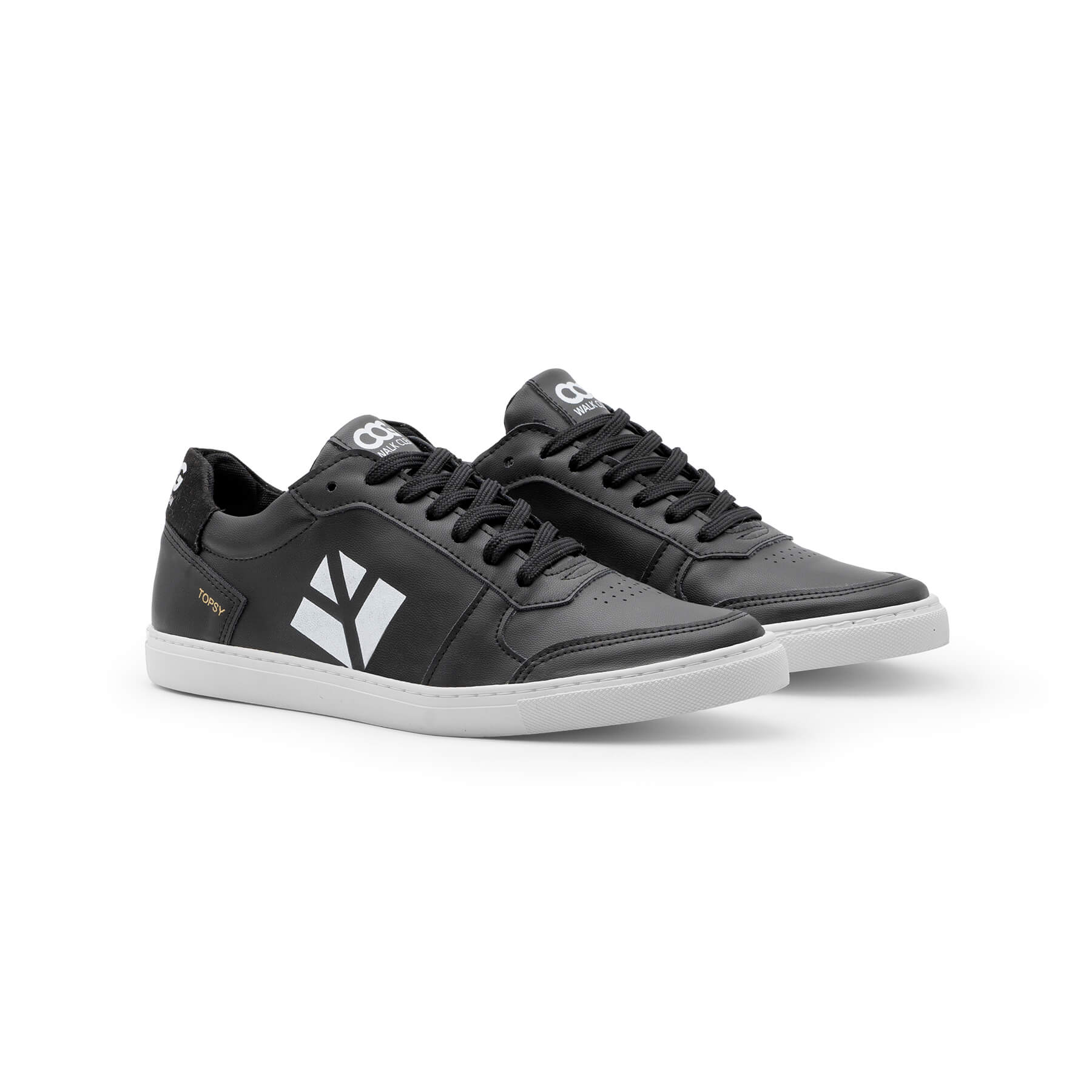 Sneaker vegan noir et blanc TOPSY de COG