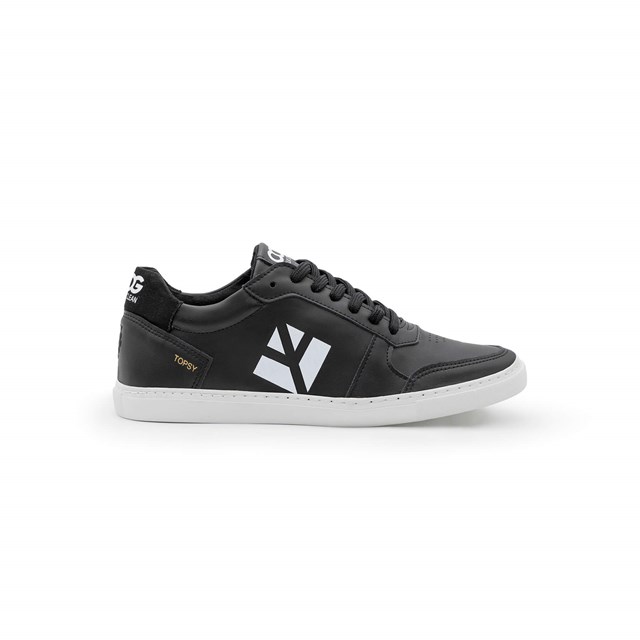 Sneaker vegan noir et blanc TOPSY de COG