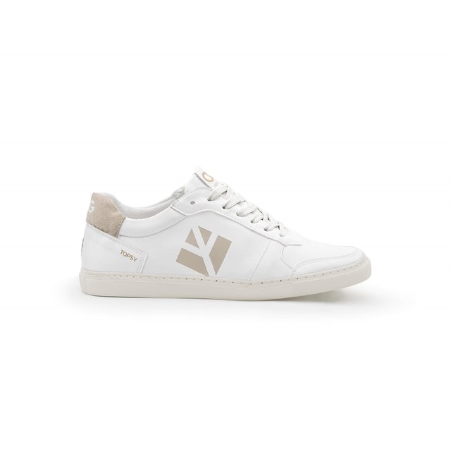 Sneaker vegan végétale Blanc / Beige TOPSY Homme 2