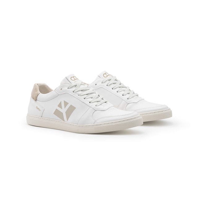 Sneaker vegan blanc et beige TOPSY de COG