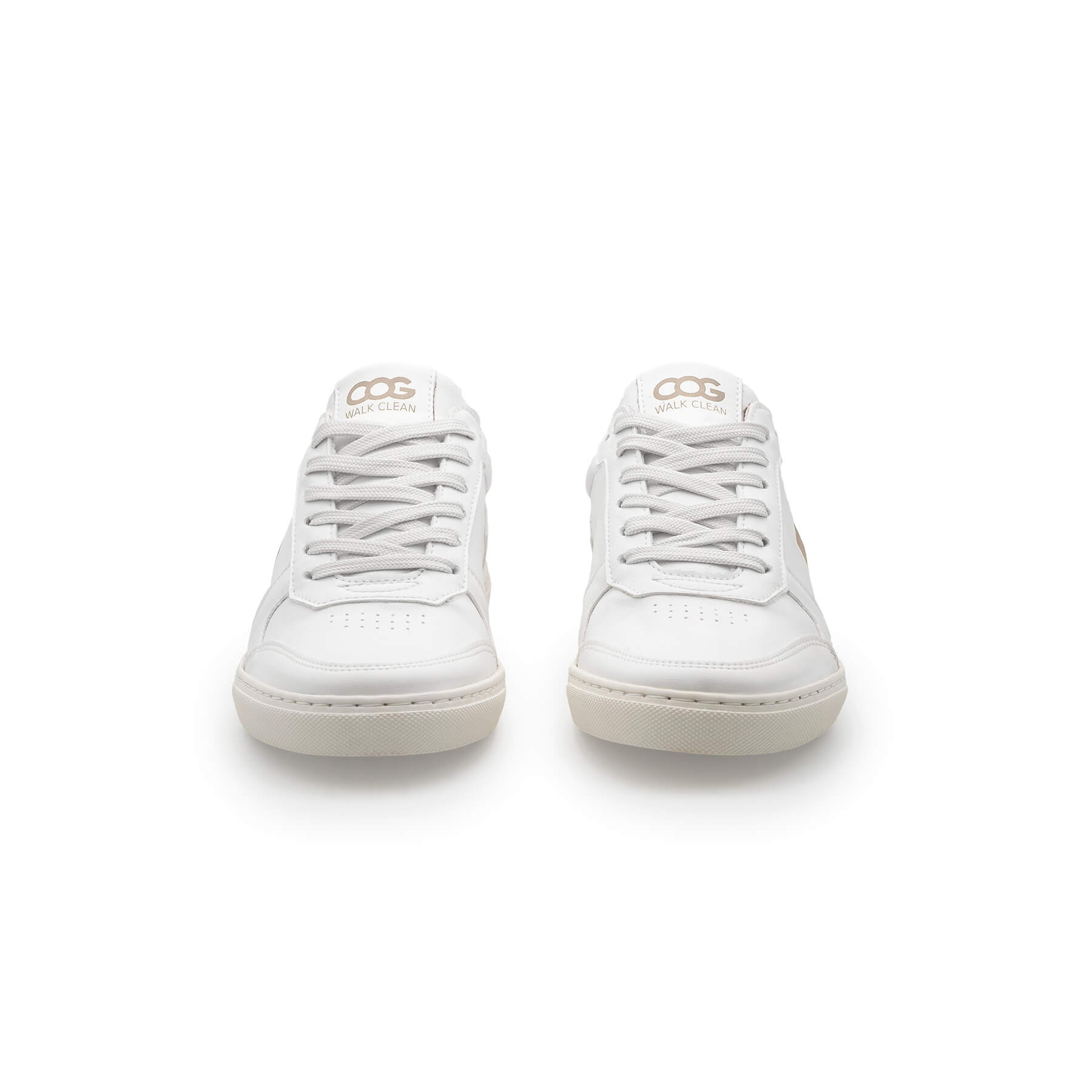 Sneaker vegan blanc et beige TOPSY de COG