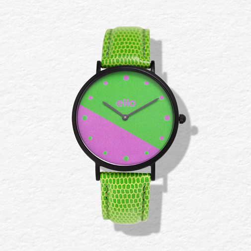 Montre Vagabonde Violette and Verdure