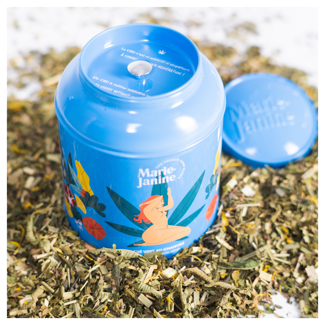 Thé vert BIO au CBD_100gr 3