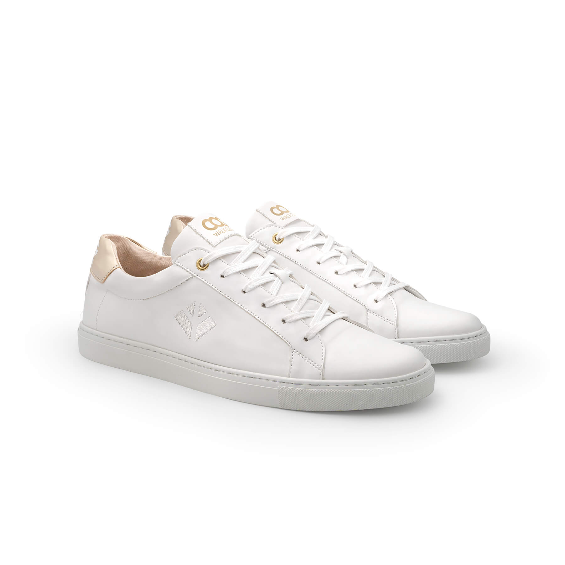 Sneaker vegan Blanc / Doré Winton Femme 3