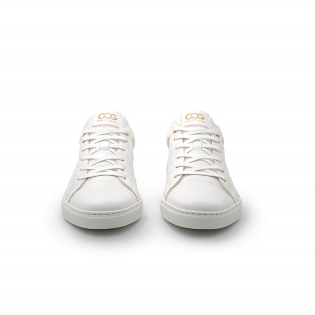 Sneaker vegan Blanc / Doré Winton Femme 4