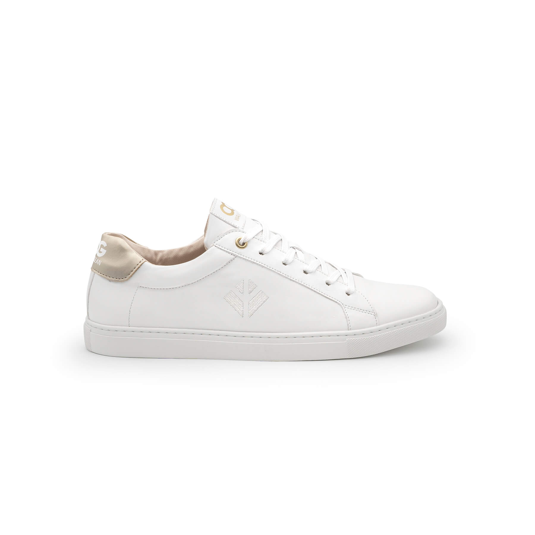 Sneaker vegan Blanc / Doré Winton Femme 2