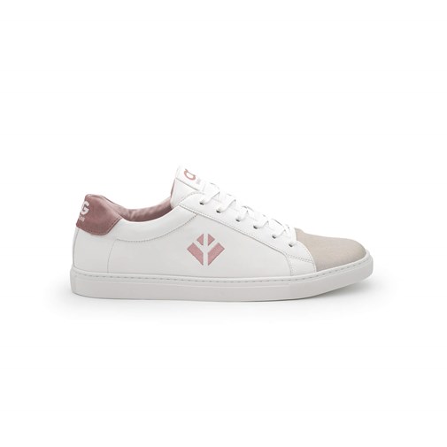 Sneaker vegan Blanc / Vieux rose Winton Femme