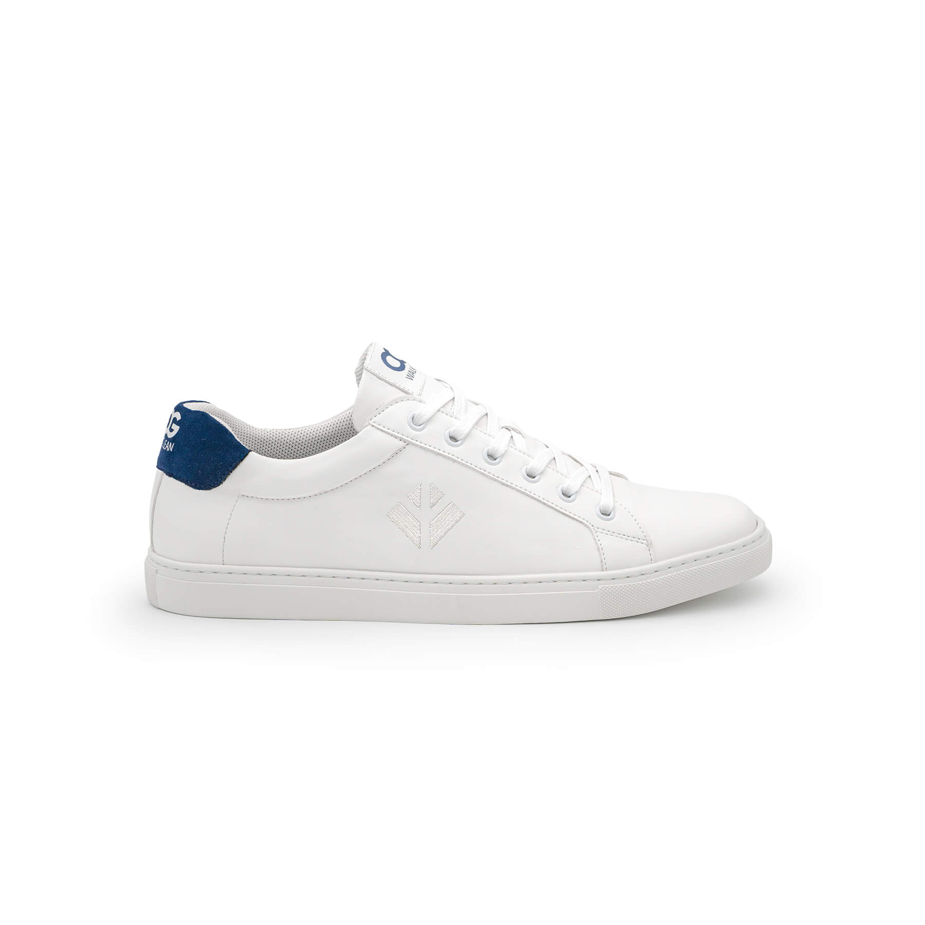 Sneaker vegan Blanc / Bleu Winton Femme 2