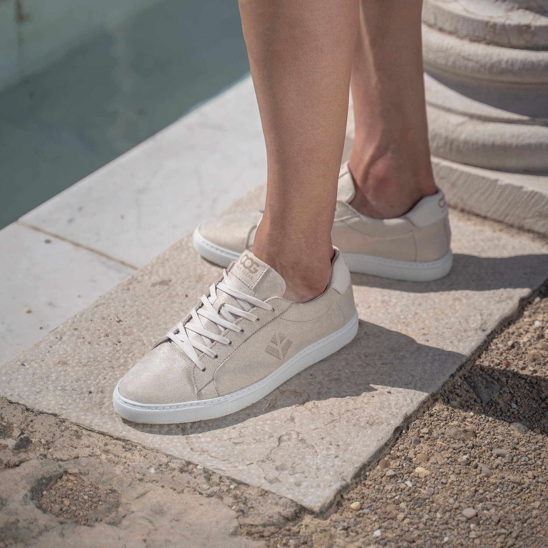 Sneaker vegan beige Winton Homme 5