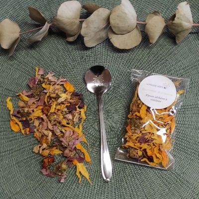 Fleurs séchées à cuisiner : rose de Damas 3