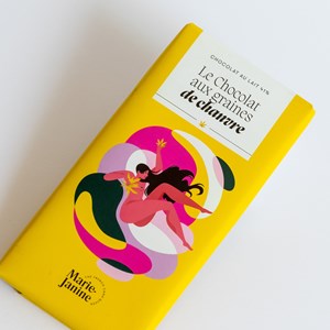 Chocolat au lait aux graines de chanvre BIO