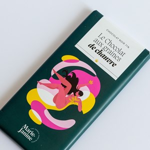 Chocolat noir aux graines de chanvre BIO