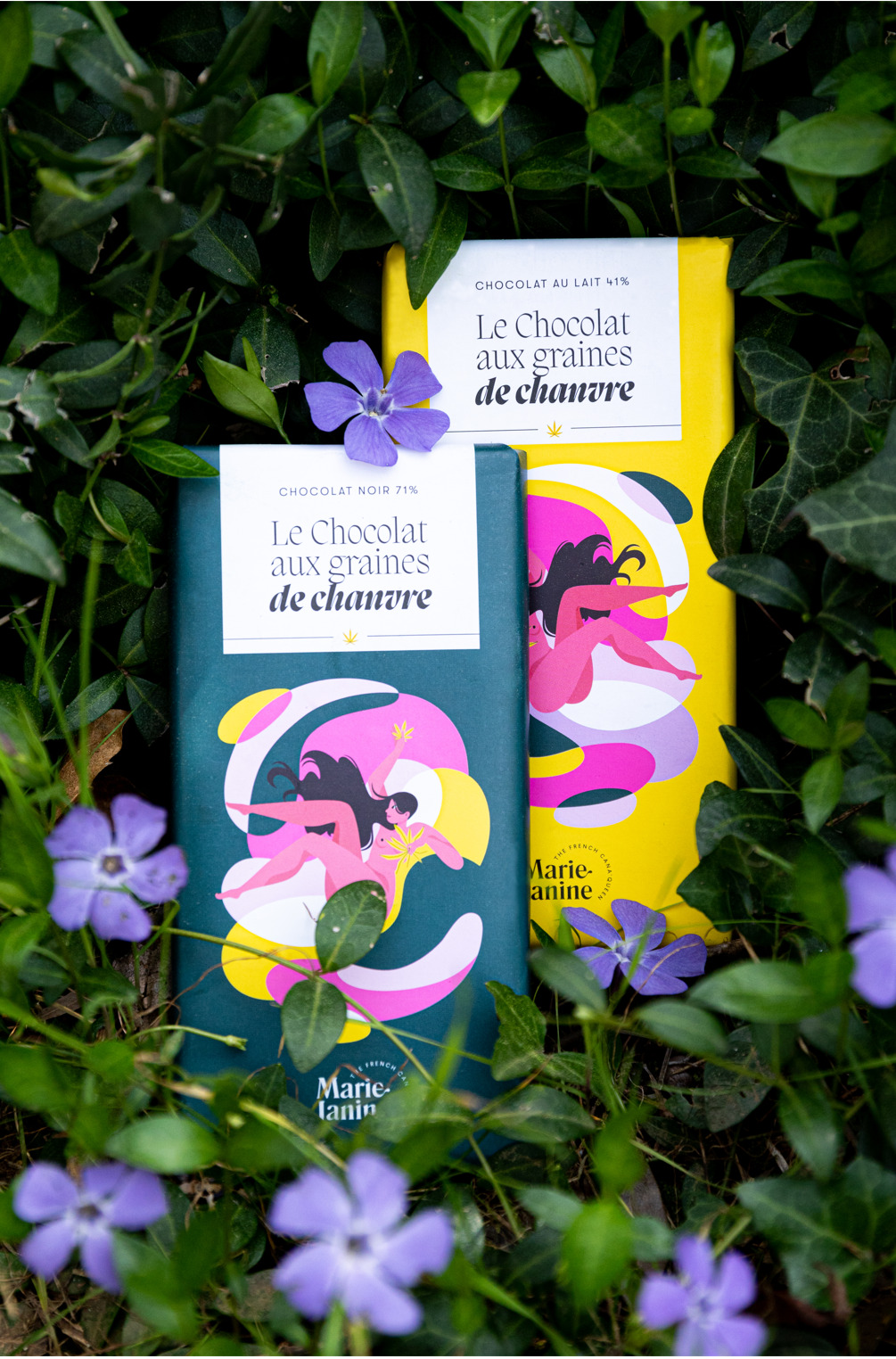 Chocolat noir aux graines de chanvre BIO 4