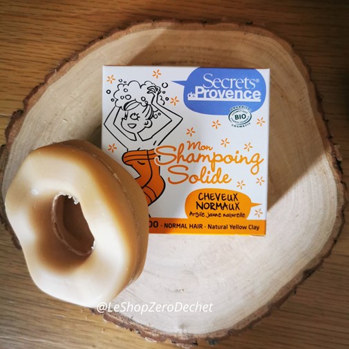 Shampoing solide pour cheveux normaux - Secrets de Provence