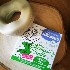 Shampoing solide et bio pour cheveux gras