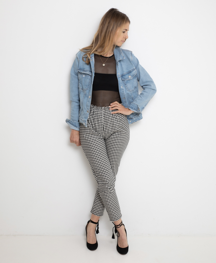 Pantalon vichy - 100% coton biologique - Hellébore 3