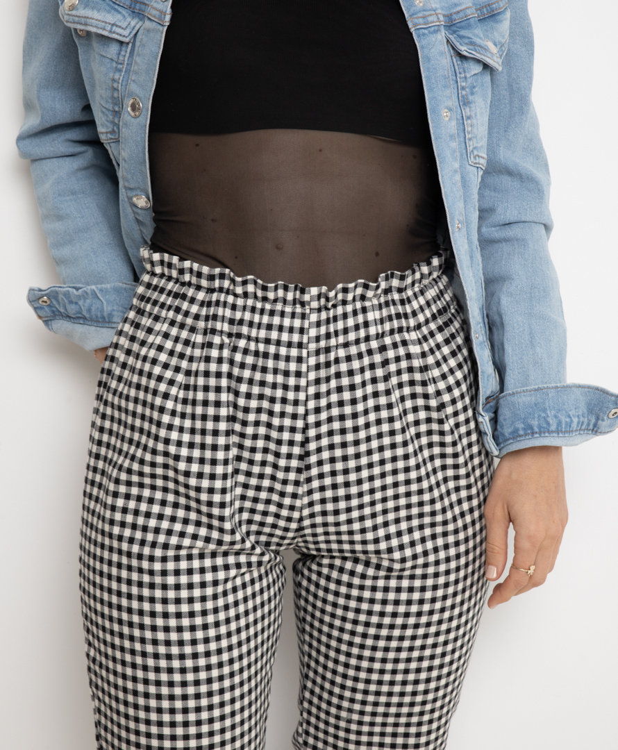 Pantalon vichy - 100% coton biologique - Hellébore 4