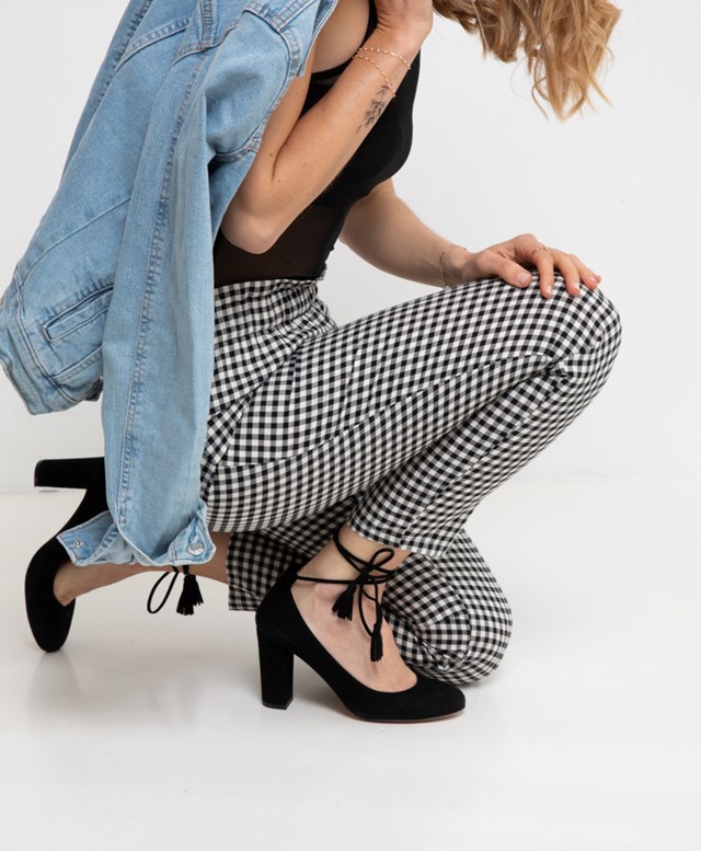 Pantalon vichy - 100% coton biologique - Hellébore 2