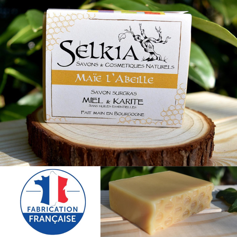 Savon Selkia - Miel et Karité - Surgras 7% 2