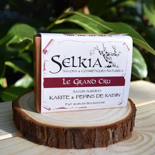 Savon Grand cru pépins de raisin  - Surgras 7% 3