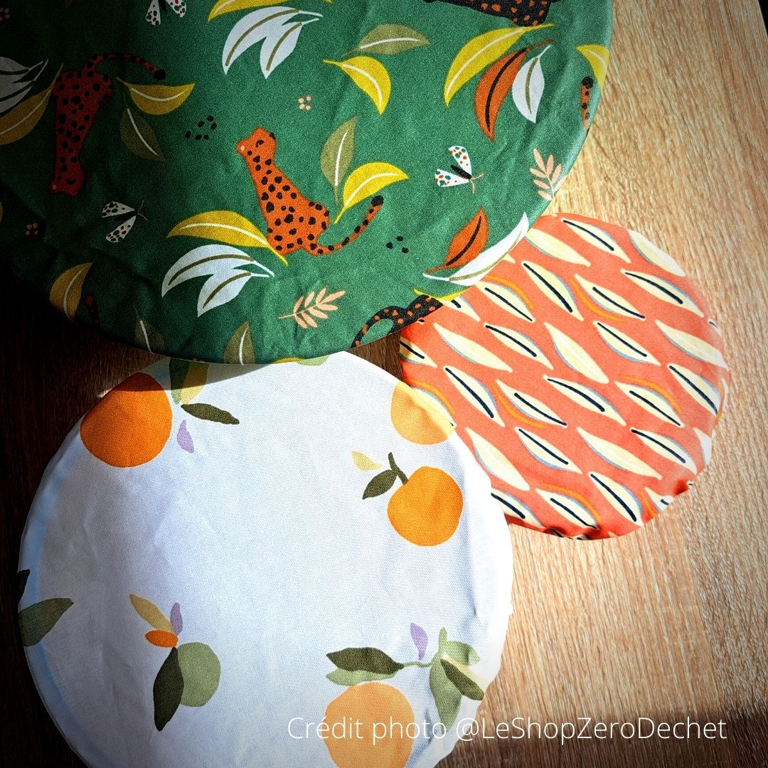 Lot de 3 charlottes Couvre-plat ronds 3