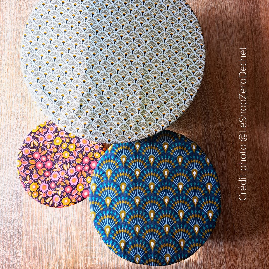 Lot de 3 charlottes Couvre-plat ronds 4