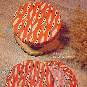 Charlotte - recouvre plat lavable - Taille pour bol