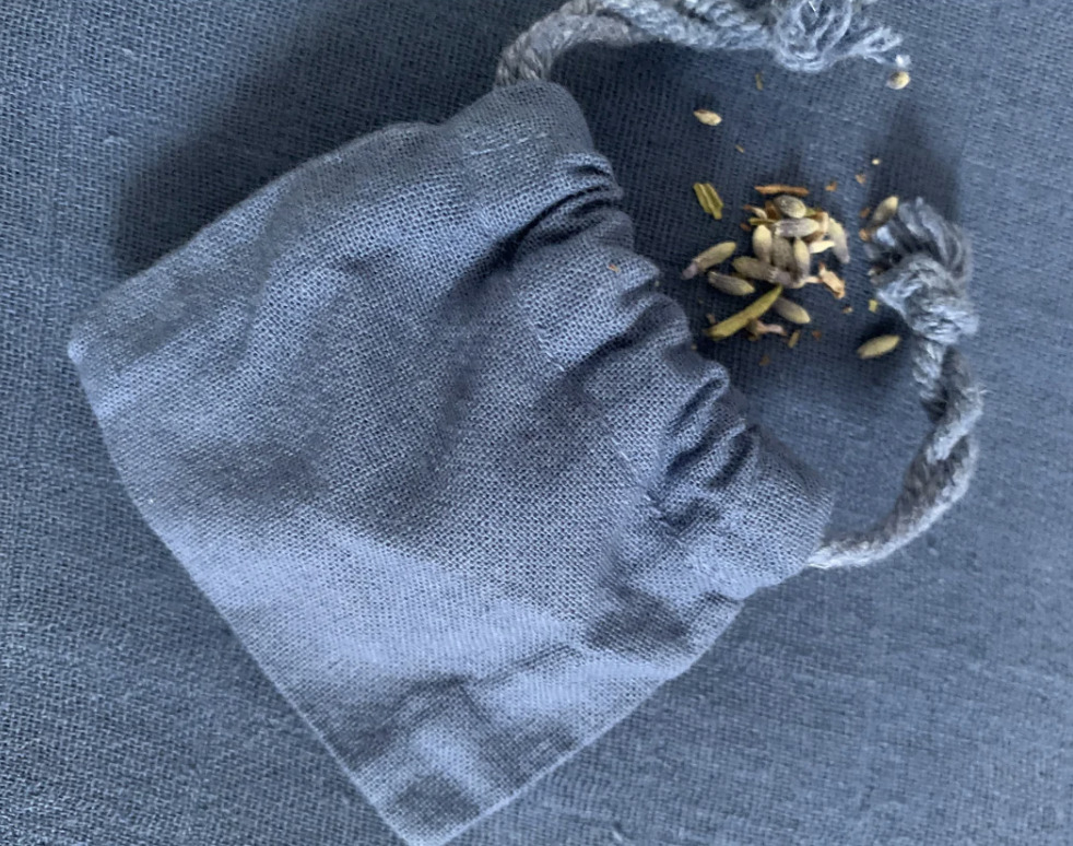 Pochon parfumé lavande bleu