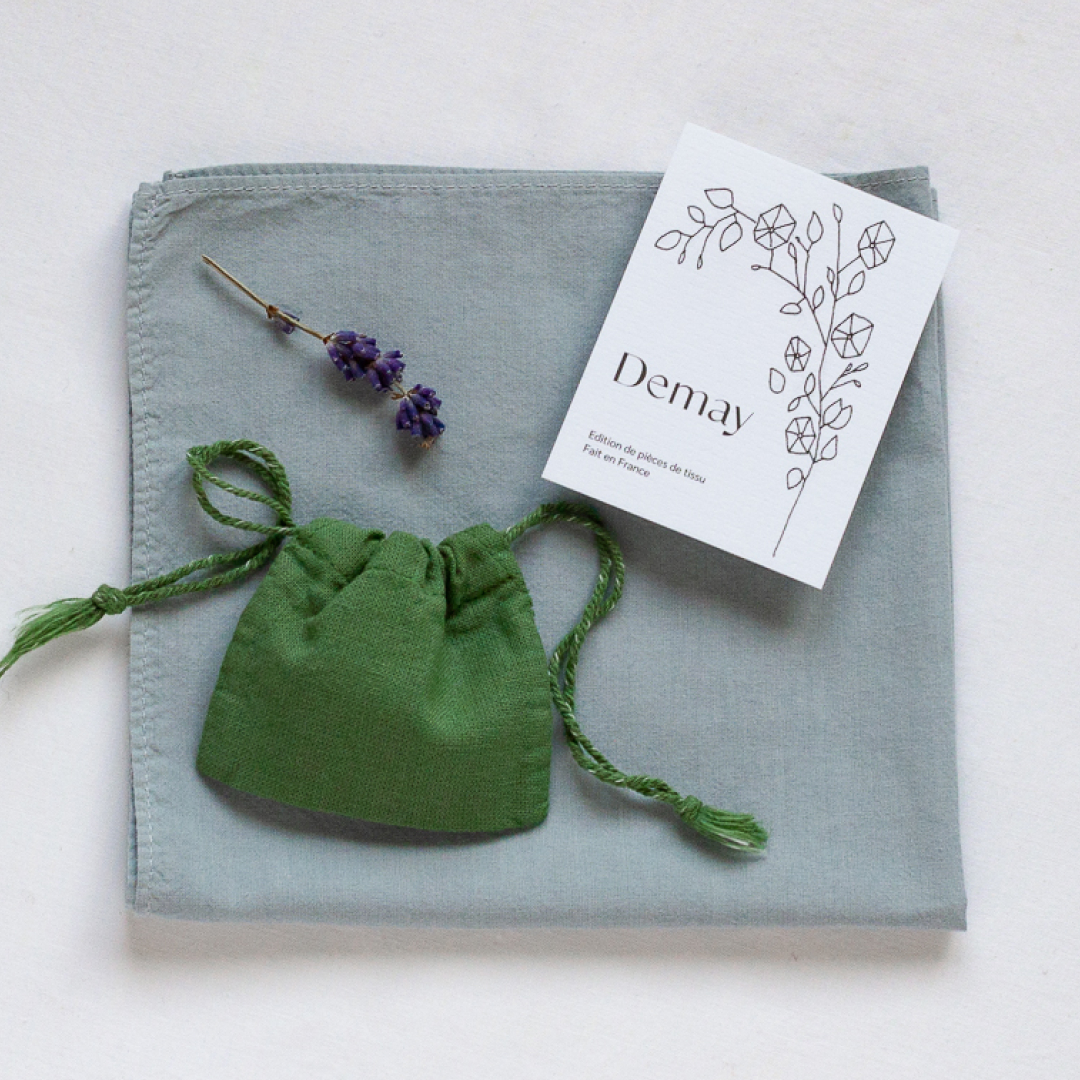 Pochon parfumé lavande  vert