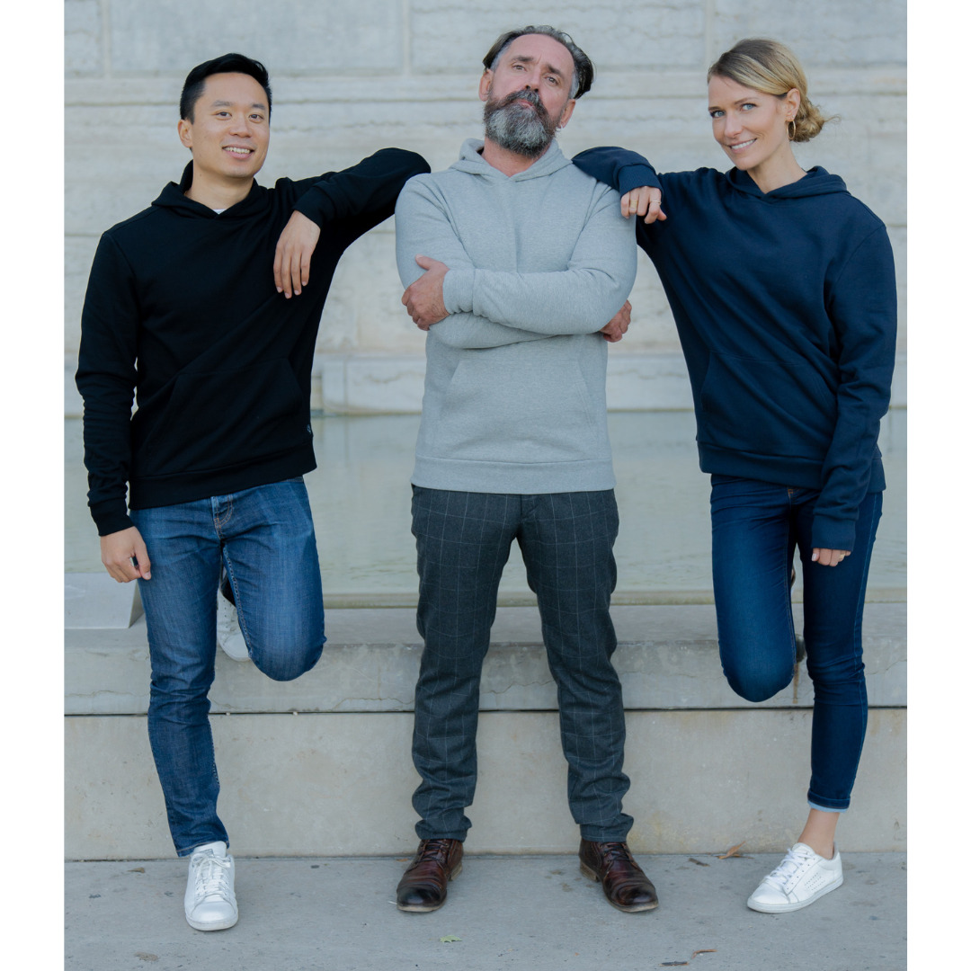 Le sweat capuche français mixte 100% coton bio | Bleu nuit 10