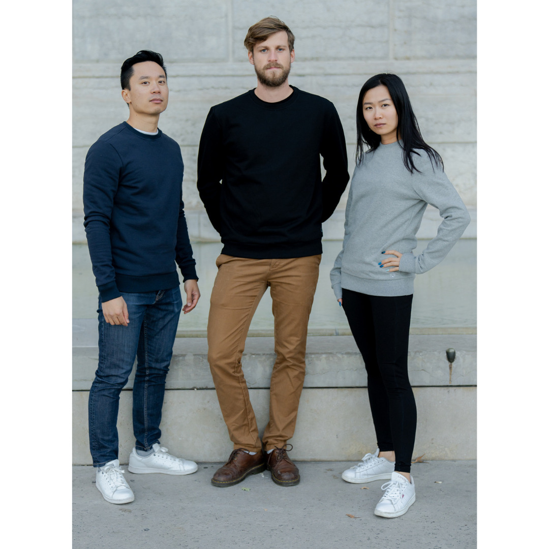 Le sweat français mixte 100% coton bio | Noir 11