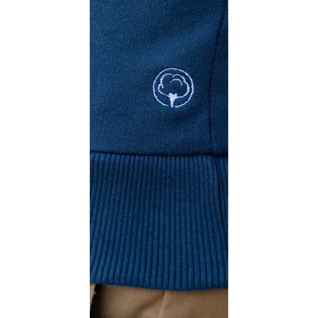 Le sweat français mixte 100% coton bio | Bleu nuit 7