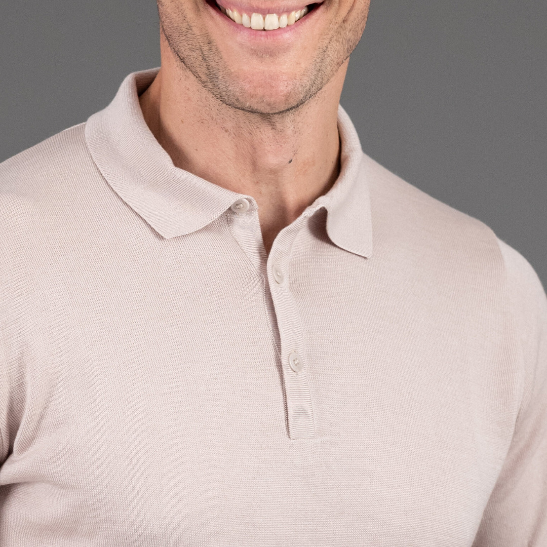 pull col boutons en laine merinos et Tencel Wolbe