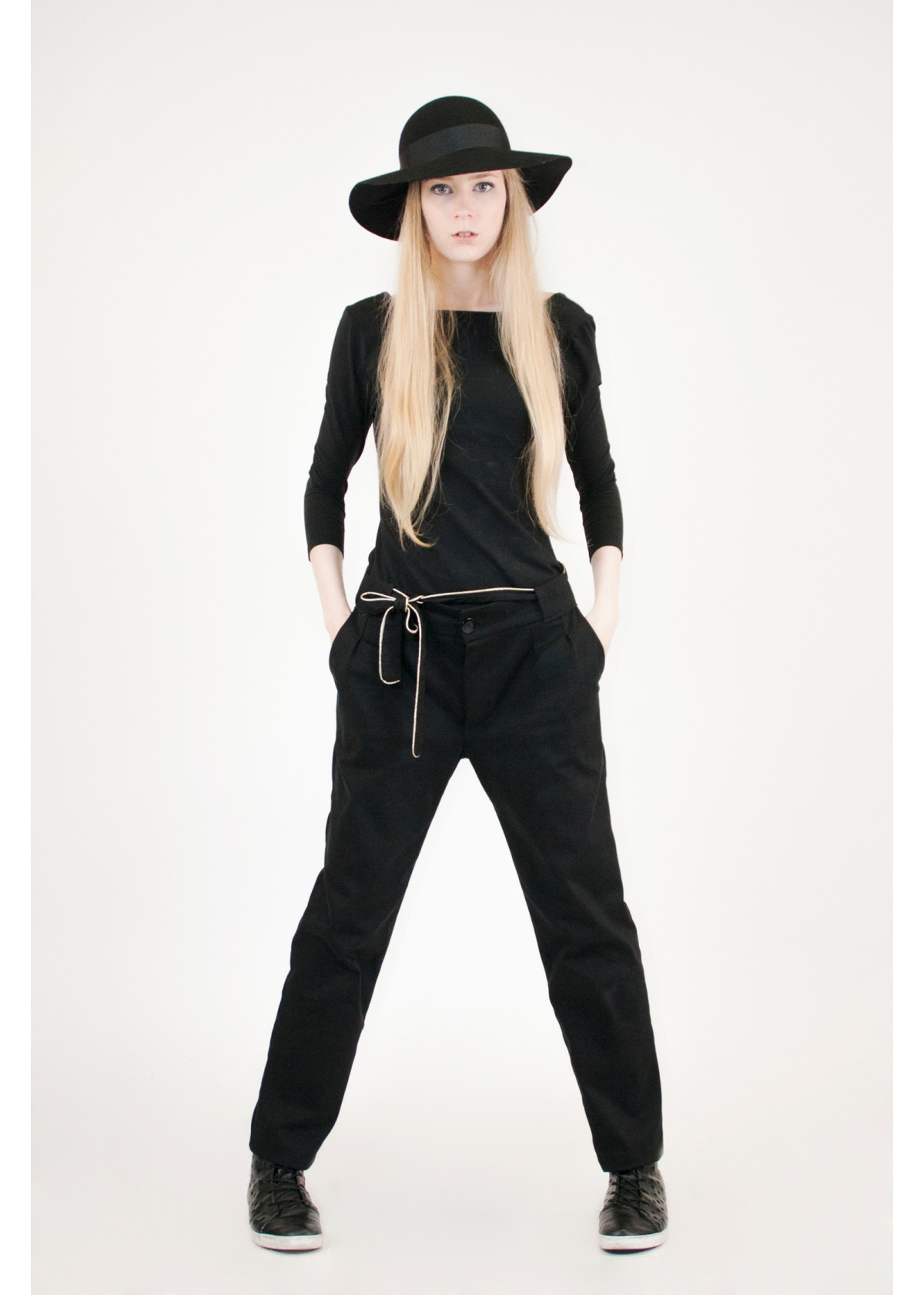 Top dos nu en coton bio fabriqué en France noir - Lula - Eros & Agape