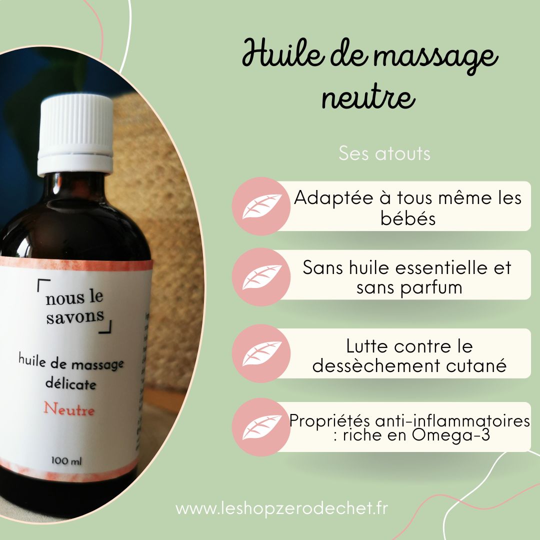 Huile de massage (neutre) pour enfants et (futures) mamans 3