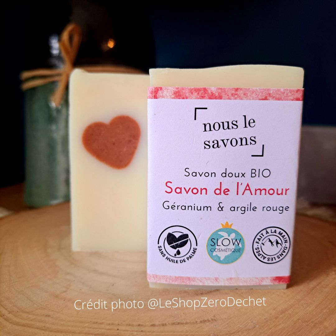 Savon de l’amour bio - Surgras 8% 2