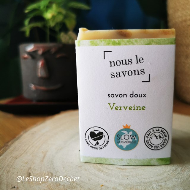 Savon bio relaxant à la verveine - Surgras à 8% 2
