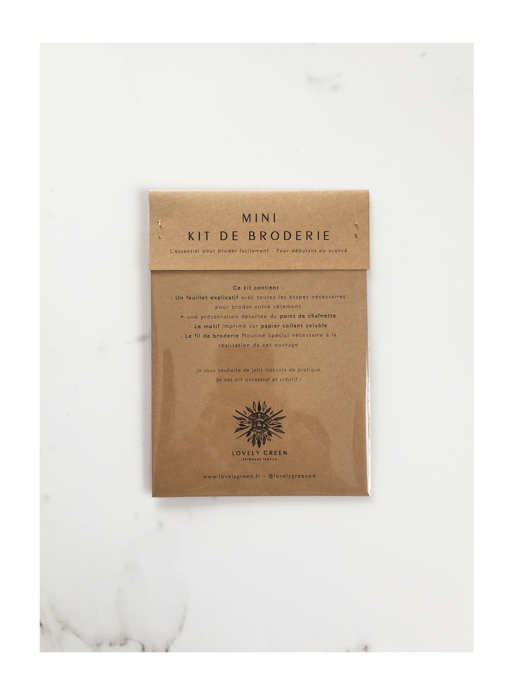 MINI KIT DE BRODERIE - L'AMOUR FOU 2