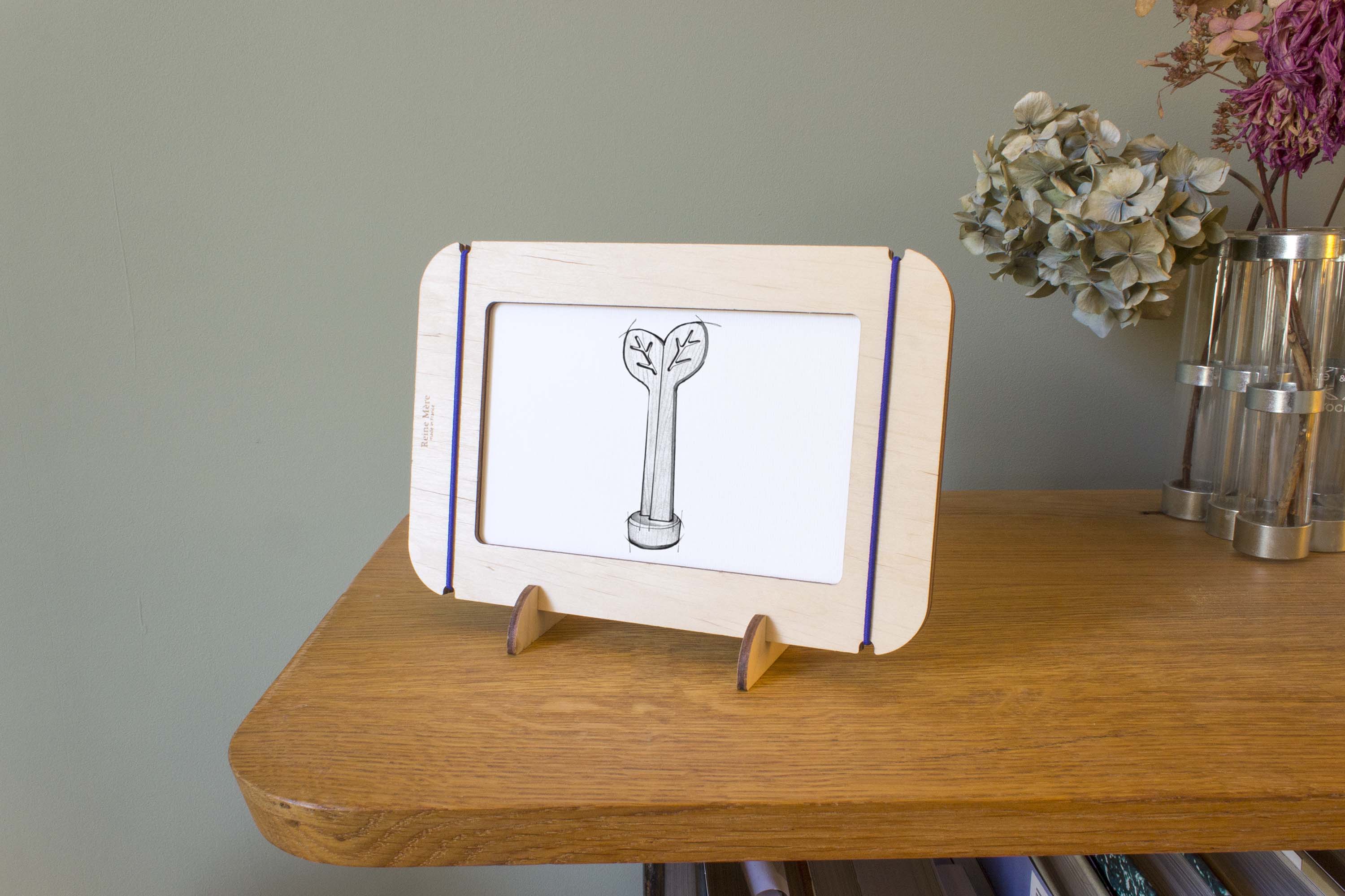 Cadre photo en bois - LUCARNE 3