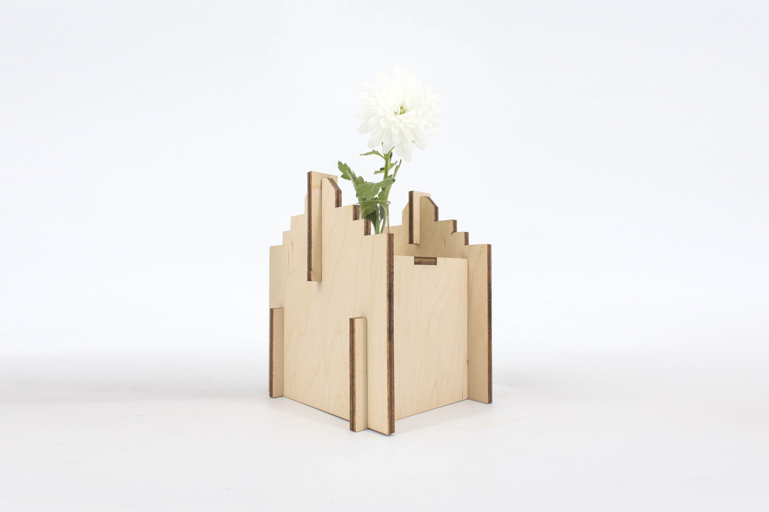 Vases COLLECTION ARCHITECTURE en bois certifié durable 7
