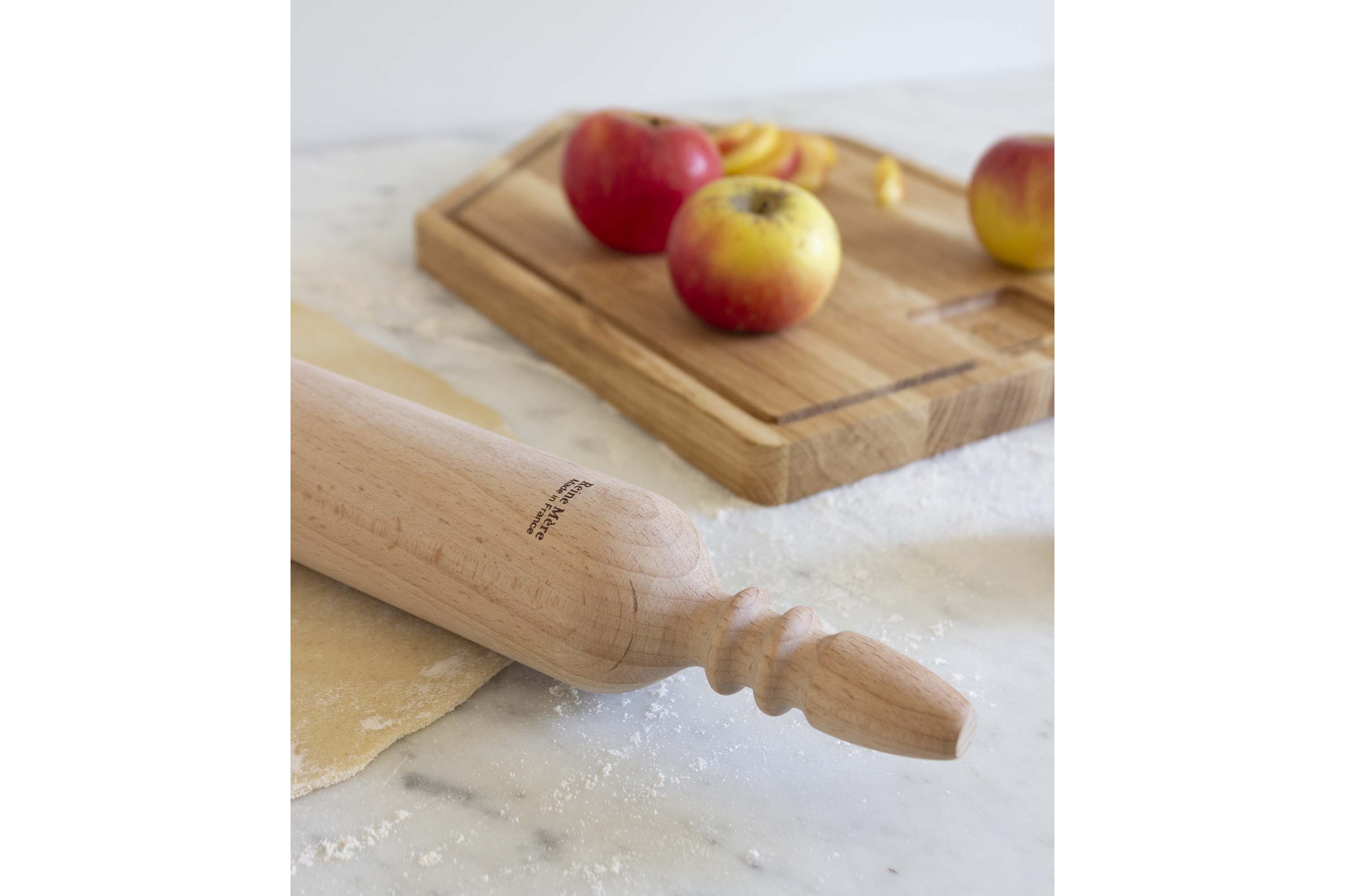 Rouleau à pâtisserie en hêtre certifié - LE ROULEAU DE LA REINE 3