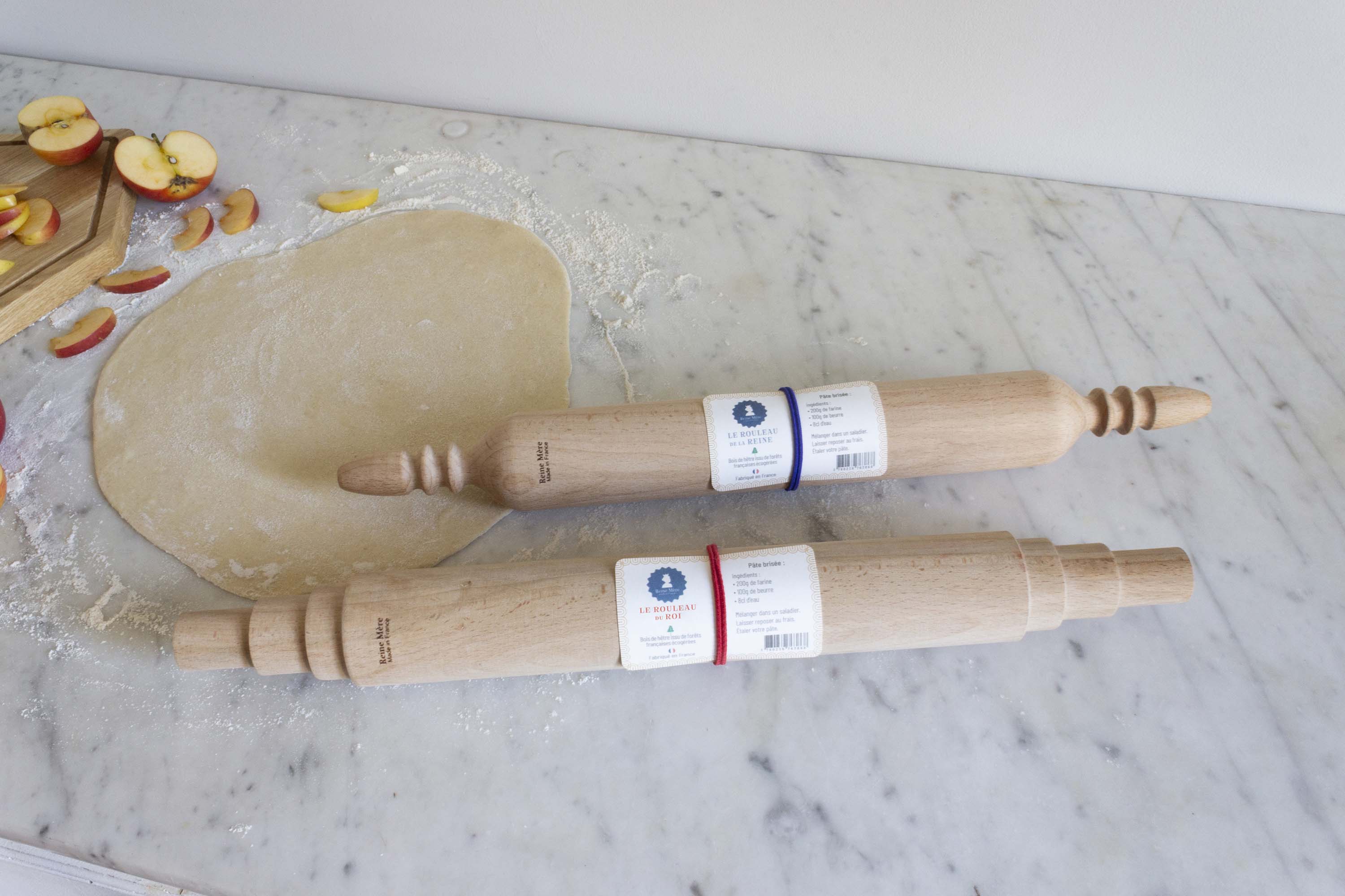 Rouleau à pâtisserie en hêtre certifié - LE ROULEAU DU ROI 5