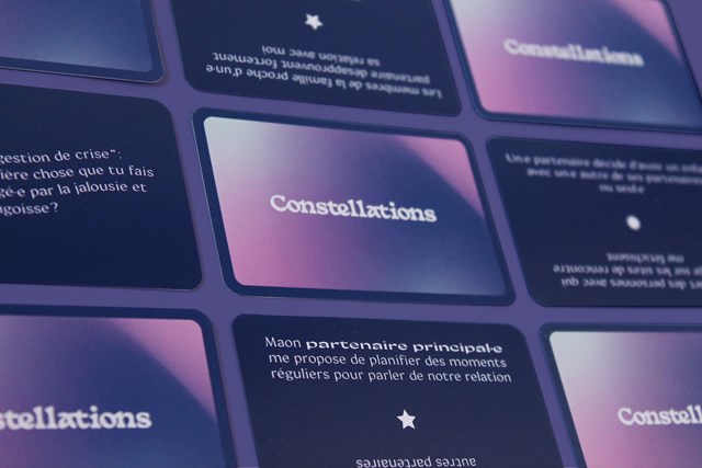 Jeu Constellations -  discussion relations & polyamour 7