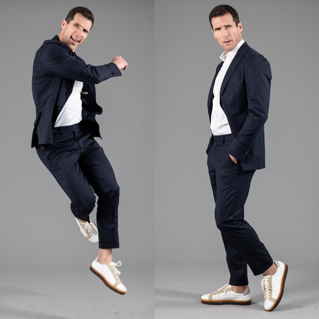 pantalon de costume extensible Ultim en combat wool®