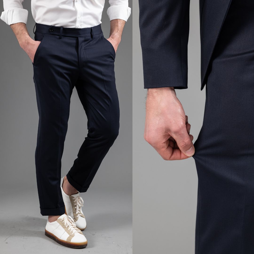 pantalon de costume extensible Ultim en combat wool®