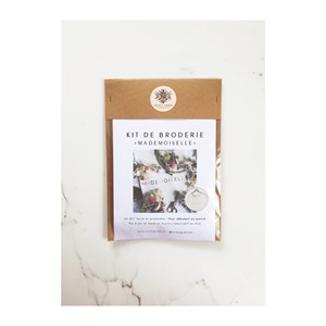 MIDI KIT DE BRODERIE - MADEMOISELLE