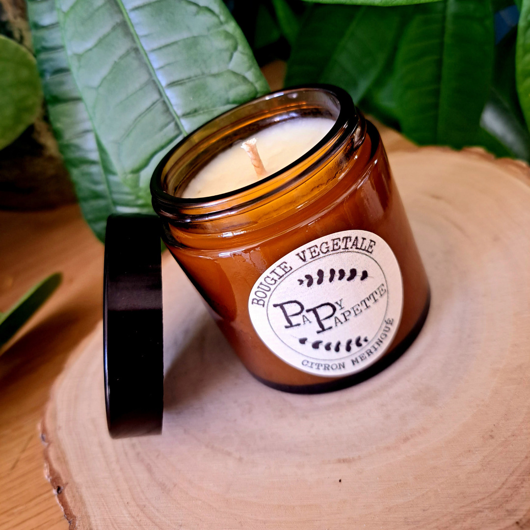 Bougie naturelle “citron meringué” - Papy Papette 3