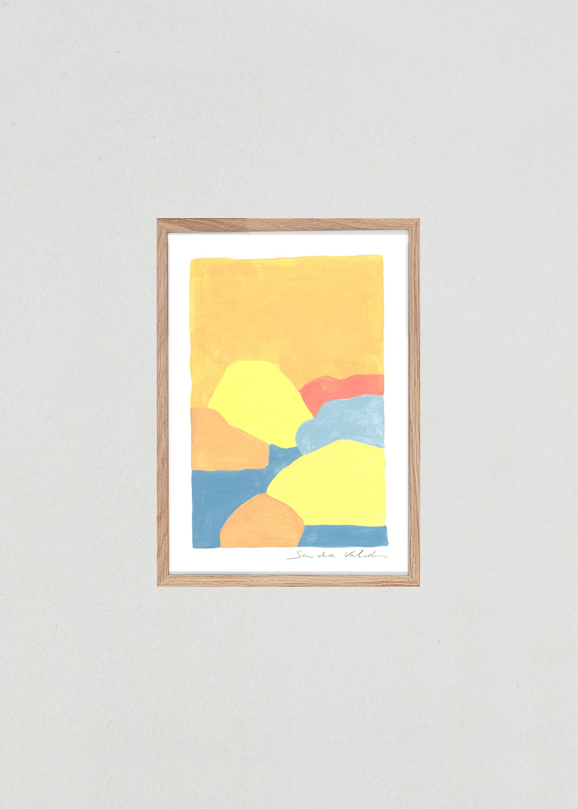 "Paysage N°19" A5 2